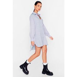 Womens Dressing Gown Chemise À Manches Bouffantes Et Carreaux Carrément À Fond Sur Toi - Nasty Gal - Modalova