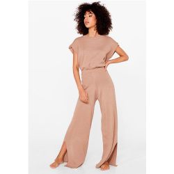 Womens Ensemble De Confort Top & Pantalon En Maille Il N'Y A Que Le Canapé Qui Maille - Nasty Gal - Modalova