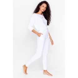 Womens Ensemble De Confort Pull & Jogging En Maille Côtelée Week-End Chill Imminent - Nasty Gal - Modalova