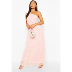 Robe Longue À Épaules Dénudées Occasions Spéciales Petite - /Coquille D'Œuf - 32, /Coquille D'Œuf - boohoo - Modalova