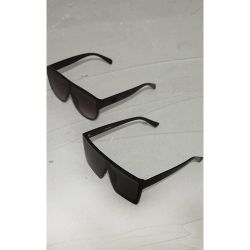 Lot de 2 paires de lunettes de soleil oversize barre sourcils en plastique recyclé - PrettyLittleThing - Modalova