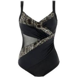 Maillot de bain 1 pièce lissant sexy sans armatures Athena Shiny Safari - MIRADONNA - Modalova