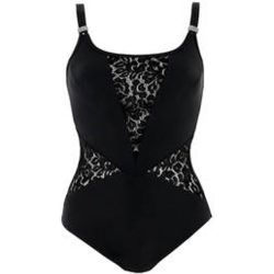 Maillot de bain 1 pièce lissant sexy sans armatures Orizia Lace Chevron - MIRADONNA - Modalova