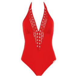 Maillot de bain 1 pièce nageur séduction décolleté sans armatures Ajourage Couture - LISE CHARMEL - Modalova