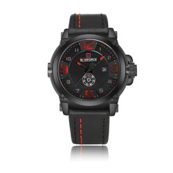 NAVIFORCE s Montre-bracelet en cuir Date Quartz Imperméable Montre-bracelet militaire - Newchic - Modalova