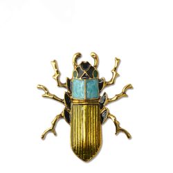Punk Vintage Lucky Beetles Insecte Broche Mode Lapel Veste Badge Badge pour Lui - Newchic - Modalova