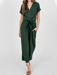 Élégante taille élastique ceinture col en V droite Plus combinaison taille - Newchic - Modalova