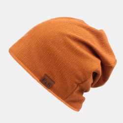 Unisexe épaissi hiver garder au chaud bonnet de laine sans bord couleur unie bonnet bonnet bonnet - Newchic - Modalova