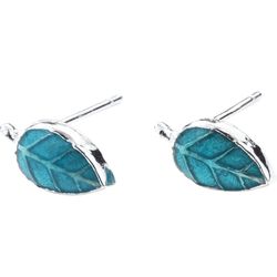 Boucles d'oreilles oreille élégante en argent Sterling 925 Leaf Plant boucles d'oreilles ethnique Jeweley pour les s - Newchic - Modalova