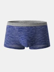 Caleçon boxeur confortable avec pochette de couleur contrastante à double couches - Newchic - Modalova