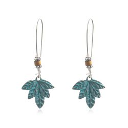 Boucles d'oreilles en érable de Bohême Boucles d'oreilles en alliage de cru Boucles d'oreilles de s - Newchic - Modalova