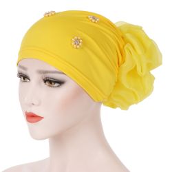Chapeau de casseroles surdimensionné avec bonnet de bonnets en foulard fleur - Newchic - Modalova