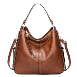 Sac à main à grande capacité sac tote à frange sac bandoulière en cuir PU - Newchic - Modalova