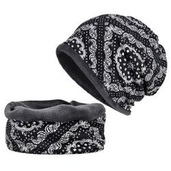 Bonnet Unisexe en Coton à Imprimé Chapeau de Loisir Extérieur Double Usage Foulard - Newchic - Modalova
