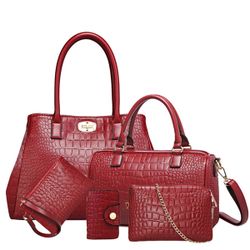 PCS s PU cuir sac à main rétro multifonctionnel solide sac à bandoulière - Newchic - Modalova