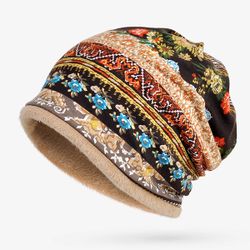 Bonnet en Coton à Rayures Chapeau Casual Multi-fonctionnel Protection Solaire Usage comme Foulard - Newchic - Modalova
