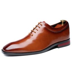 Hommes élégant confortable lacets d'affaires occasionnels chaussures de robe de mariage formel - Newchic - Modalova