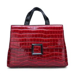 S en faux cuir vintage alligator fourre-tout sac à main sac à bandoulière - Newchic - Modalova