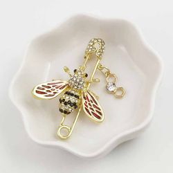 Mode mignon sauvage petit Bee broche personnalité dames broche incurvée broche s bijoux - Newchic - Modalova