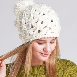 Chapeau tricotés tricoté à la main bonnet de laine creuse bonnet de laine décontracté extérieur chaud bonnet coupe-vent - Newchic - Modalova