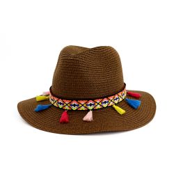 Chapeau de paille de protection pour le jardinage Protection plage sauvage Vogue Jazz pour s en plein air UV - Newchic - Modalova