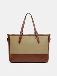 Porte-documents de grande capacités, patchwork, sac fourre-tout pour ordinateur portable de 15,6 pouces - Newchic - Modalova