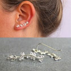 Classic Boucles d'oreilles en argent couleur or avec fleurs Piercing ethnique Boucles d'oreilles fleurs - Newchic - Modalova