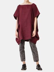Blouse à manches courtes de grande taille et à manches courtes de couleur unie - Newchic - Modalova