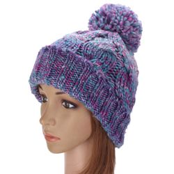 Belle hiver chaud s tricot bonnet au crochet bonnet de laine bonnet de laine - Newchic - Modalova