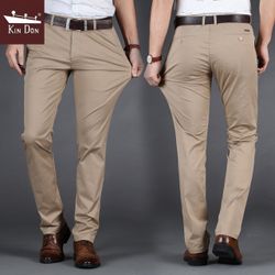 Pantalon décontracté Golden Shield Brands Slim droite section mince en coton Casual Youth Pantalon décontracté Pantalonss - Newchic - Modalova