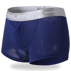 Boxer Sexy Décontracté en Maille avec Trou et Pochette Séparée Sous-vêtement Soins Santé - Newchic - Modalova