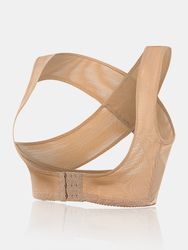 Soutien latéral du buste ouvert Fermeture avant Push Up Gilet respirant court Slmming sans manches - Newchic - Modalova