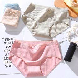Coton sans couture taille sous-vêtements pour s confortable dentelle antibactérienne taille Sexy grande taille Briefs - Newchic - Modalova