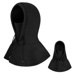 Femmes Hommes Chaud Masque Visage Avec Cache-Oreilles Écharpe À Capuche Coupe-Vent Bonnet Avec Cache-Cou - Newchic - Modalova