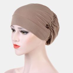 Bonnet Bonnet de chimiothérapie multicolore bouton oreilles montables anti-legging - Newchic - Modalova