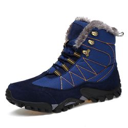 Bottes de Randonnée Imperméables Doublure en Peluche Chaussures de Neige Homme pour Escalade Plein Air - Newchic - Modalova