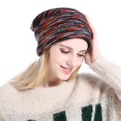 Homme Bonnet en Laine Chaud Confortable Epais Chapeau Côtelé Extérieur Etanché au Vent - Newchic - Modalova