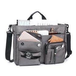Sac à main multi-poche de Nylon pour sac à bandoulière pour ordinateur de 14 pouces - Newchic - Modalova