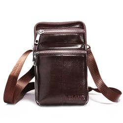 Sac à bandoulière en cuir véritable 7 pouces Sac à bandoulière multifonctionnel - Newchic - Modalova