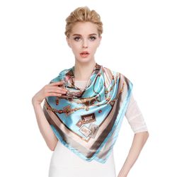 LYZA s Imprimer Carré Foulards De Mode Anti-UV Foulard Multi-fonction Ceintures De Cheveux Soft Serviette - Newchic - Modalova