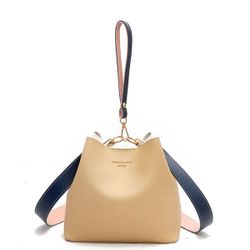Sac à bandoulière contrasté en cuir PU Sac à main décontracté Sac à bandoulière de loisirs - Newchic - Modalova