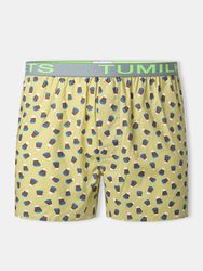 Drôle imprimé coton lâche lettre impression taille moyenne caleçon bouton entrejambe boxers - Newchic - Modalova