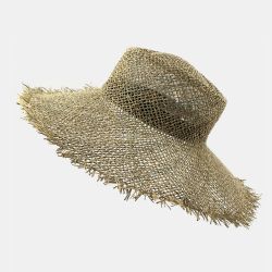 Été extérieur bord de mer plage chapeau Jazz chapeau protection solaire chapeau de paille chapeau de soleil - Newchic - Modalova