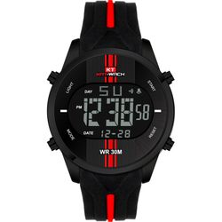 Les montres de sport imperméables de courroie de silicone des s de mode alarme montre-bracelet de chronographe de chronographe - Newchic - Modalova