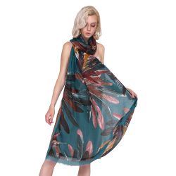 Foulard chaud en plumes respirantes en lin vintage coton vogue s 180 * 90cm - Newchic - Modalova