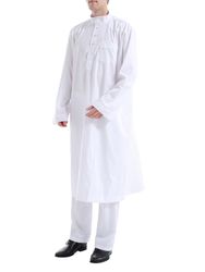 Chemise à manches longuess Pantalon taille élastique Costume décontracté - Newchic - Modalova