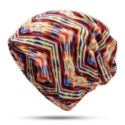 S couleur grille bonnet bonnet d'équitation en plein air ski Plus cachemire chaud bonnet chapeau écharpe multi-fonction - Newchic - Modalova