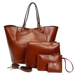 Lot de 4pcs sacs vintage sac à main sac bandoulière pochette porte-cartes pour - Newchic - Modalova