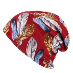 Bonnet Décontracté en Coton à Imprimé en Double Usage Foulard Résistant au Vent - Newchic - Modalova
