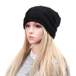 Hommes s Tricotés Crochet Ski Baggy Beanie Caps Chapeaux En Forme De Diamant Chapeaux - Newchic - Modalova
